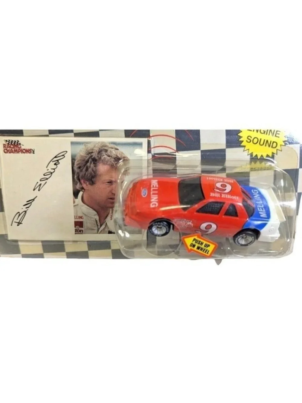 Vintage Racing Champions Die Cast Bill Elliott Melling #9 Roaring Racers Car 199